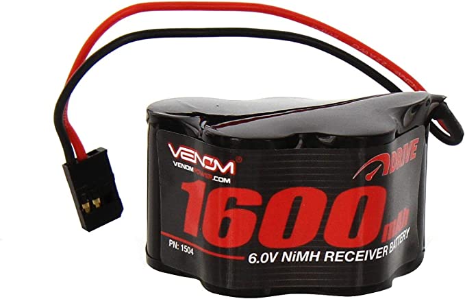 6v 1600mAh 5-Cell Hump Receiver NiMH Battery