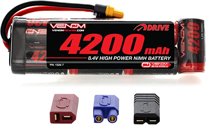 8.4v 4200mAh 7-Cell NiMH Battery Flat Pack With Universal Plug