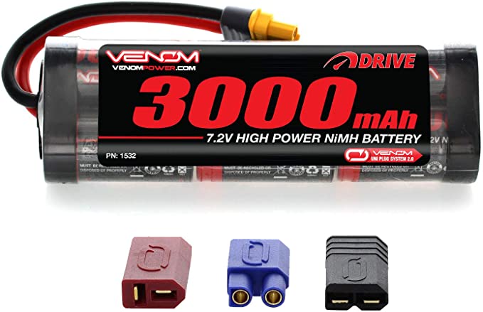 7.2v 3000mAh 6-Cell NiMH Battery With Universal Plug