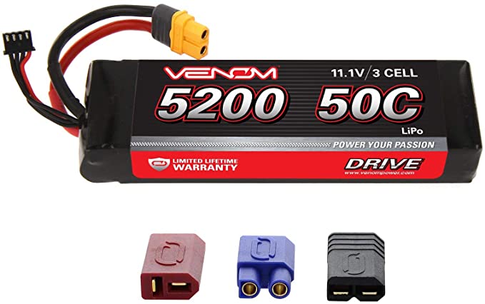 50C 3S 5200mAh 11.1V LiPo - UNI 2.0-L