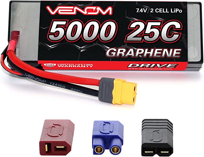 25C 2S 5000mAh 7.4V Graphene LiPo Hardcase - UNI 2.0-L