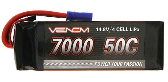 50C 4S 7000mAh 14.8V LiPo - EC5