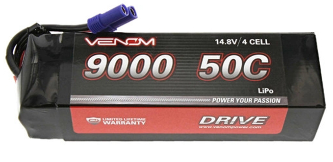 50C 4S 9000mAh 14.8V LiPo - EC5