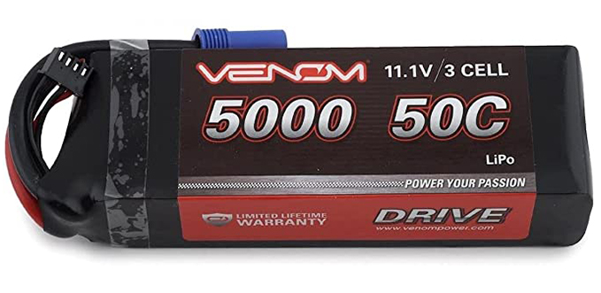 50C 3S 5000mAh 11.1V LiPo - EC5