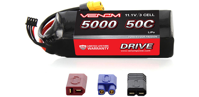 50C 3S 5000mAh 11.1V LiPo - UNI 2.0-L